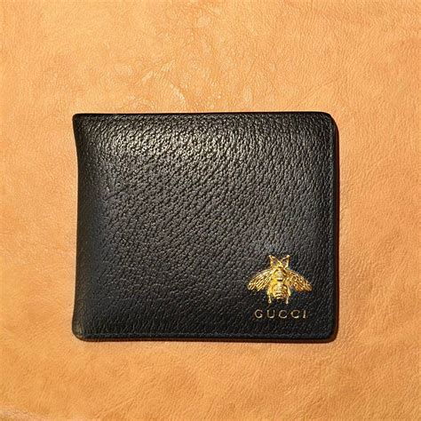 black bee gucci wallet|Gucci wallet with bumble bee.